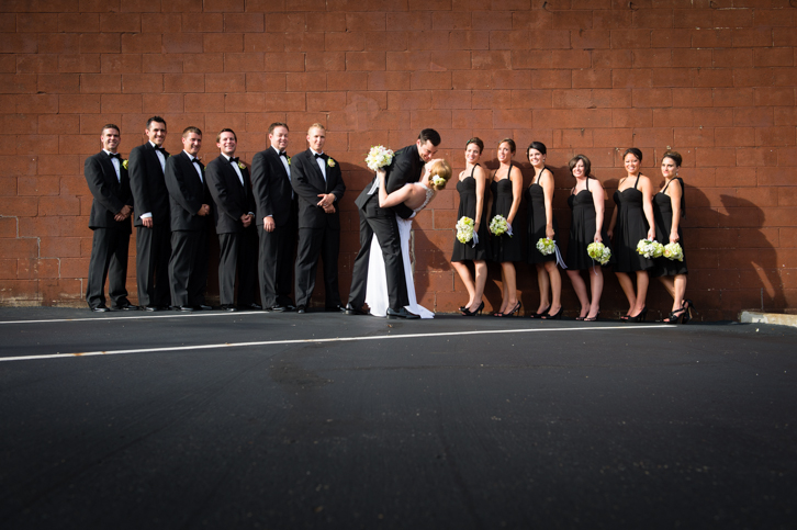formal dresses canton ohio Nick & Kelly's wedding at the Metropolitan Center Canton, OH Style: Chiffon