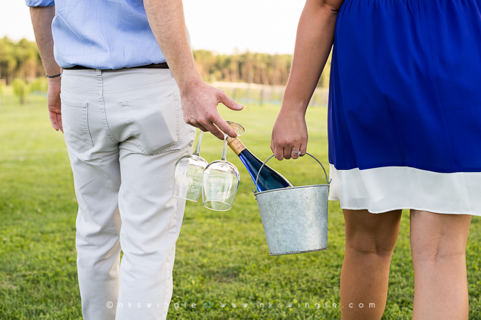 Josh & Allison's Bull Run Winery Engagement Session