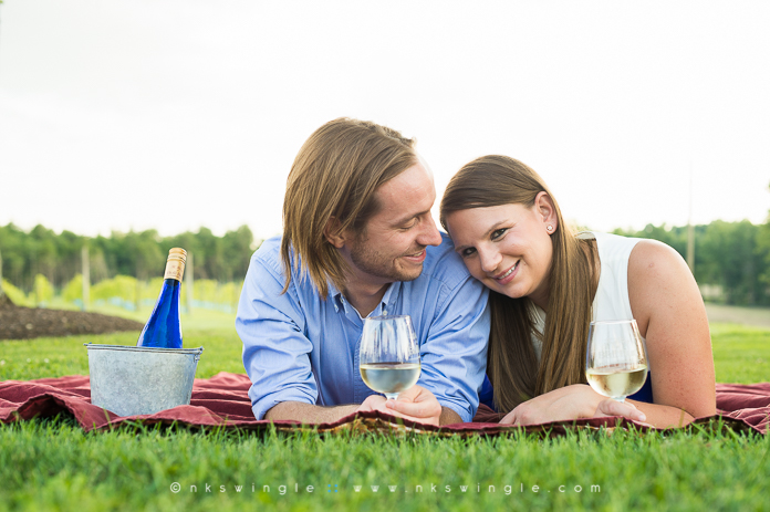 Josh & Allison's Bull Run Winery Engagement Session