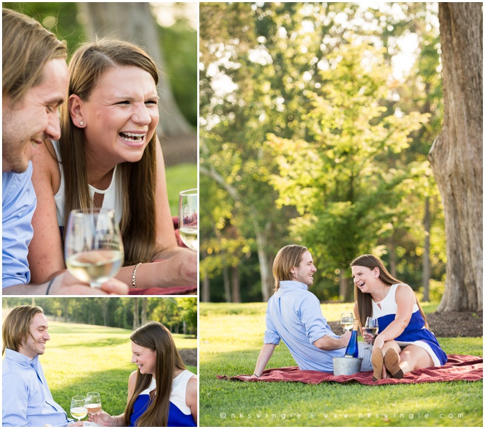 Josh & Allison's Bull Run Winery Engagement Session