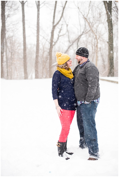 Marianne & Paul's Snowy Engagement